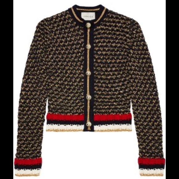 Gucci Sweaters - Gucci lurex blend cardigan NWT size xs